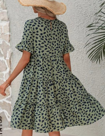 Rochie midi Shein, mix culori