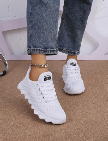 Pantofi Sport Shein, alb