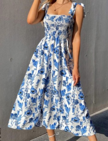 Rochie midi Shein, mix culori