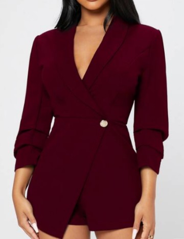 Salopetă Shein, vișiniu