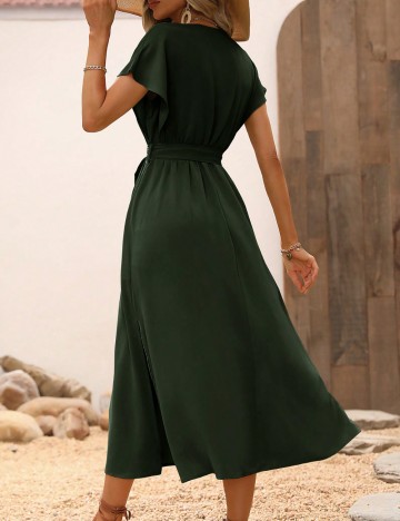 Rochie midi Shein, verde