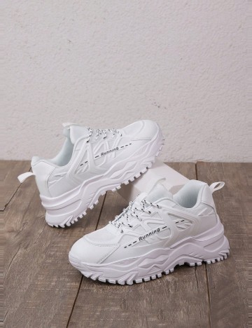 Pantofi Sport Shein, alb