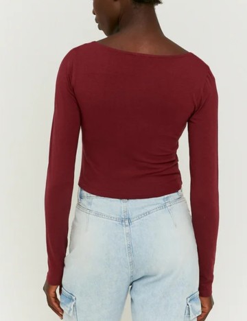 Bluză Casual TALLY WEIJL, vișiniu