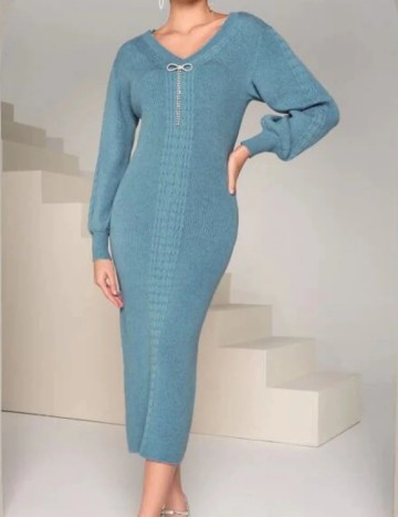 Rochie midi Shein, albastru