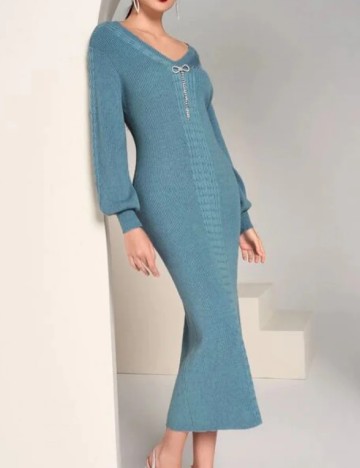 Rochie midi Shein, albastru