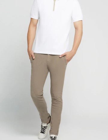 Pantaloni Guess, maro