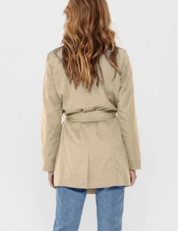 Trench scurt Only, bej