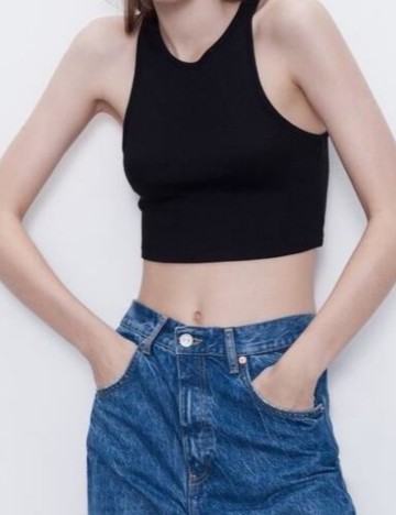 Top Zara, negru