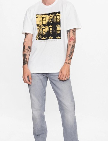 Tricou Only & Sons, alb