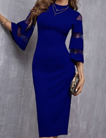 Rochie midi Shein, bleumarin