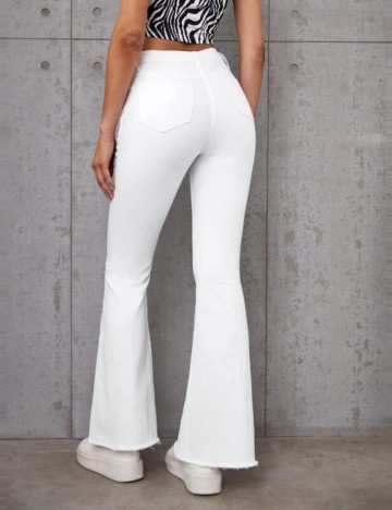 Jeans Shein, alb