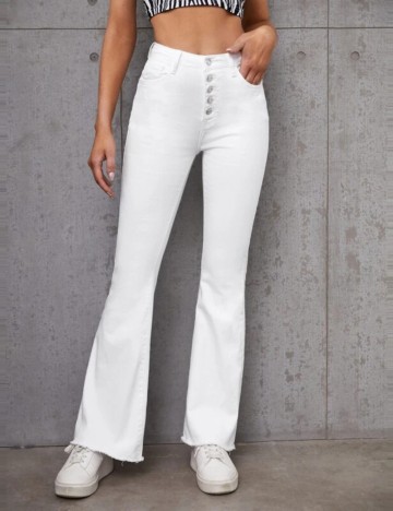 Jeans Shein, alb
