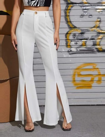 Pantaloni Shein, alb