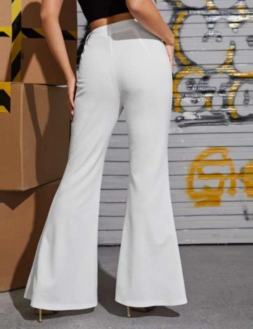 Pantaloni Shein, alb