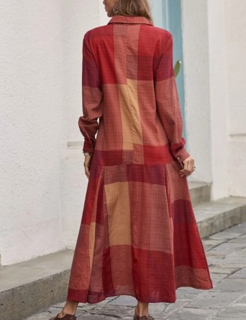 Rochie maxi Shein, mix culori