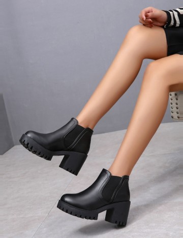Botine Shein, negru