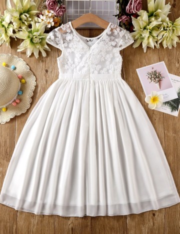 Rochie de ocazie Shein, alb