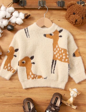 Pulover Shein, crem