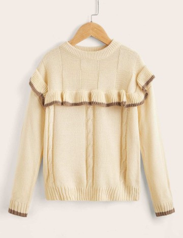 Pulover Shein, crem