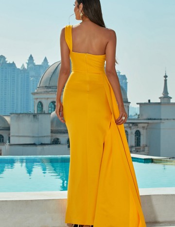 Rochie maxi Shein, portocaliu