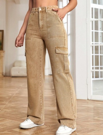 Jeans Shein, bej