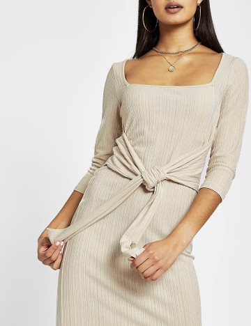 Rochie midi River Island, bej
