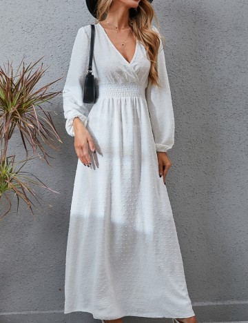 Rochie maxi Shein, alb