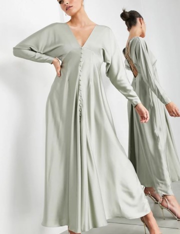 Rochie maxi ASOS, verde
