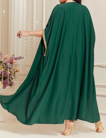 Set Rochie și Cardigan Shein Curve+, verde