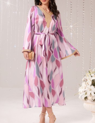 Rochie midi Shein, mix culori