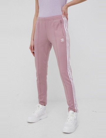Pantaloni de trening Adidas, roz