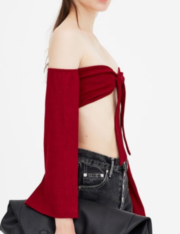 Top Pull&Bear, roșu