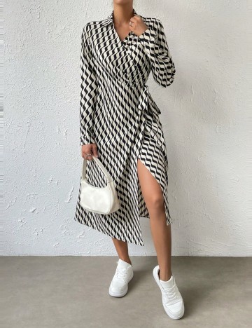 Rochie midi Shein, mix culori