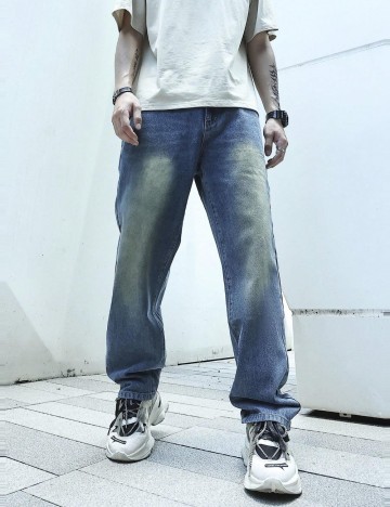 Jeans Shein, albastru
