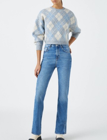 Jeans Pull&Bear, albastru