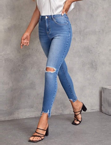 Jeans Emery Rose by Shein, albastru