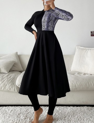Costum de baie Shein, negru