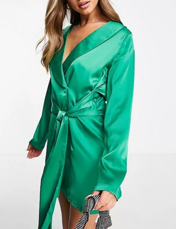 Rochie mini IN THE STYLE, verde