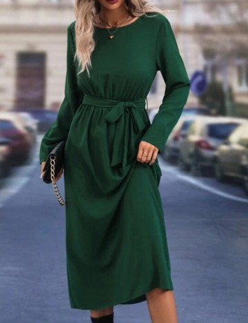 Rochie midi Shein, verde
