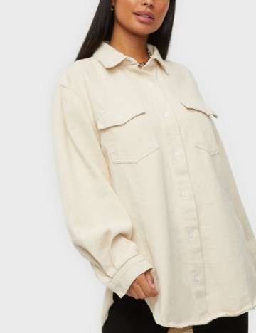 Cămașă Missguided, crem