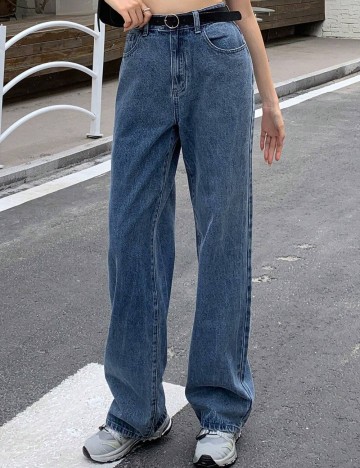 Jeans Shein, albastru
