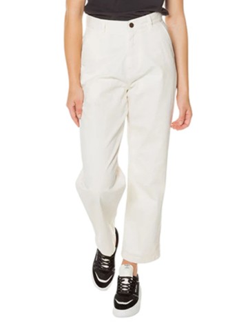 Pantaloni Casual Superdry, alb