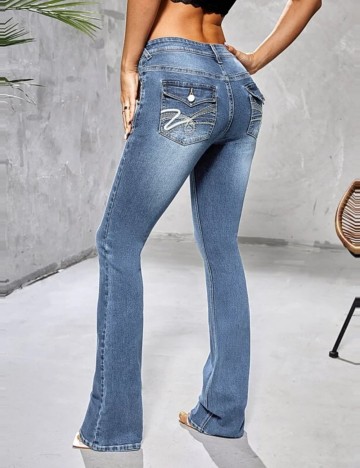 Jeans Shein, albastru