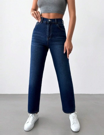 Jeans Shein, albastru