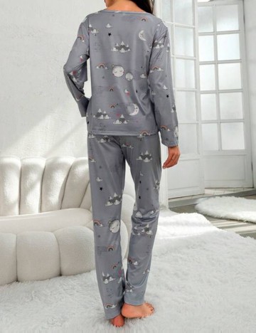 Compleu pijamale Shein, albastru