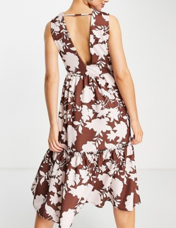 Rochie midi ASOS, mix culori