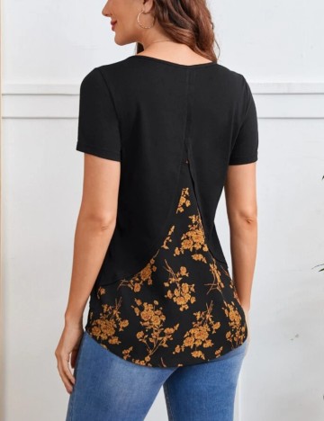 Tricou Emery Rose, negru