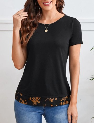 Tricou Emery Rose, negru