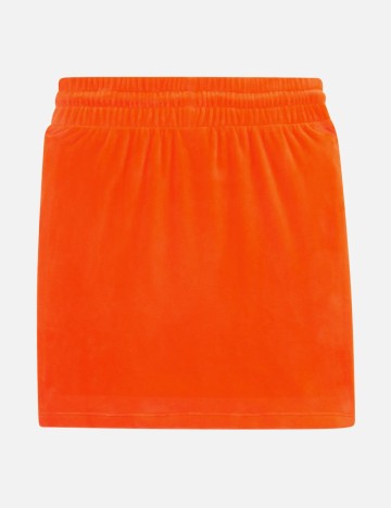 Fustă mini Adidas, portocaliu