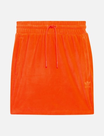 Fustă mini Adidas, portocaliu